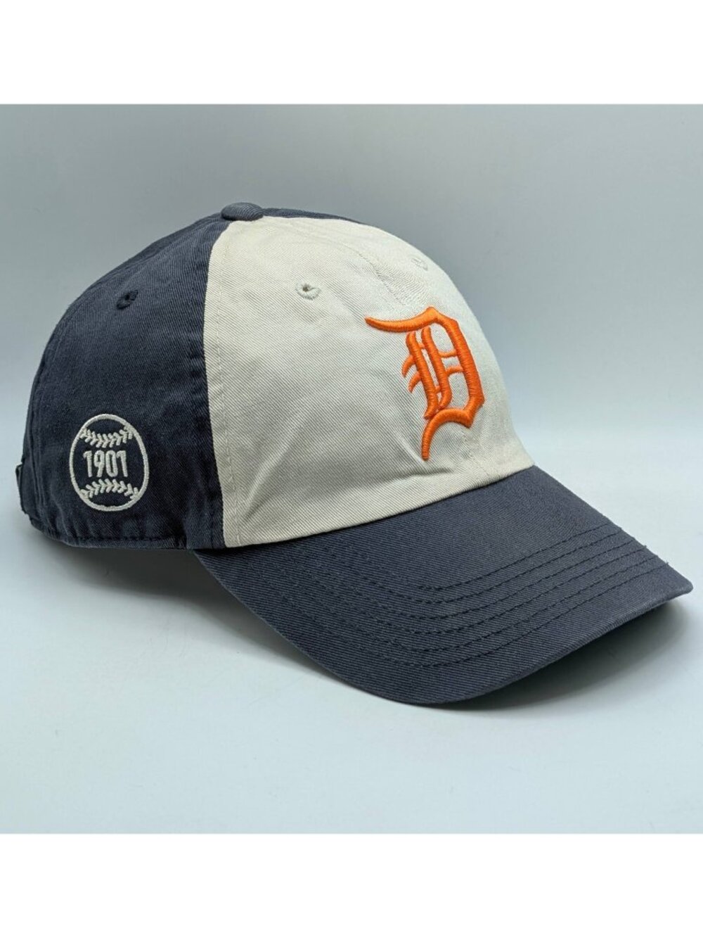 Detroit Lions Hat Cap Strap Back Blue White Orange NFL Football Fan Favorite